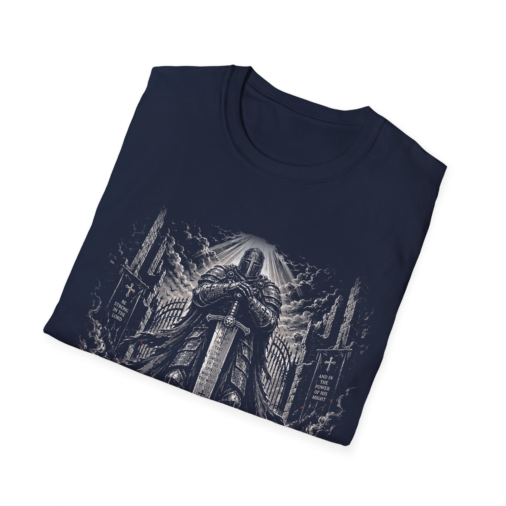 Put On The Full Armor The Word Of God Christian Knight Spiritual Warfare Armor Of God T-Shirt