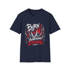 Burn For Something Eternal Christian Faith Fire Crown Of Thorns Revival T-Shirt
