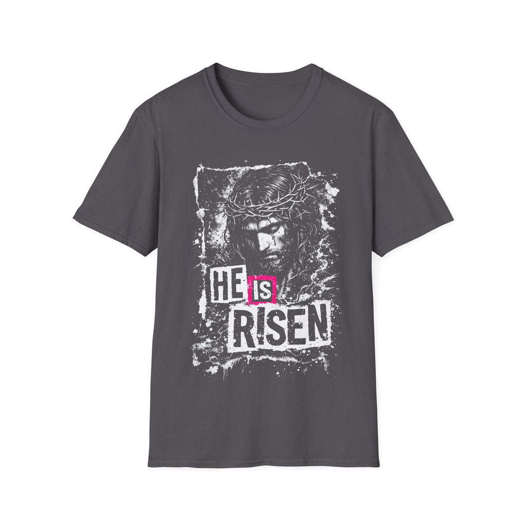 He is risen christian easter resurrection jesus crown of thorns T-Shirt