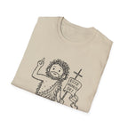 Ecce agnus dei john the baptist in jordan river christian baptism T-Shirt