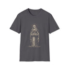 Sacred Heart Madonna With Prayer Candles Gothic Catholic Mary Icon T-Shirt