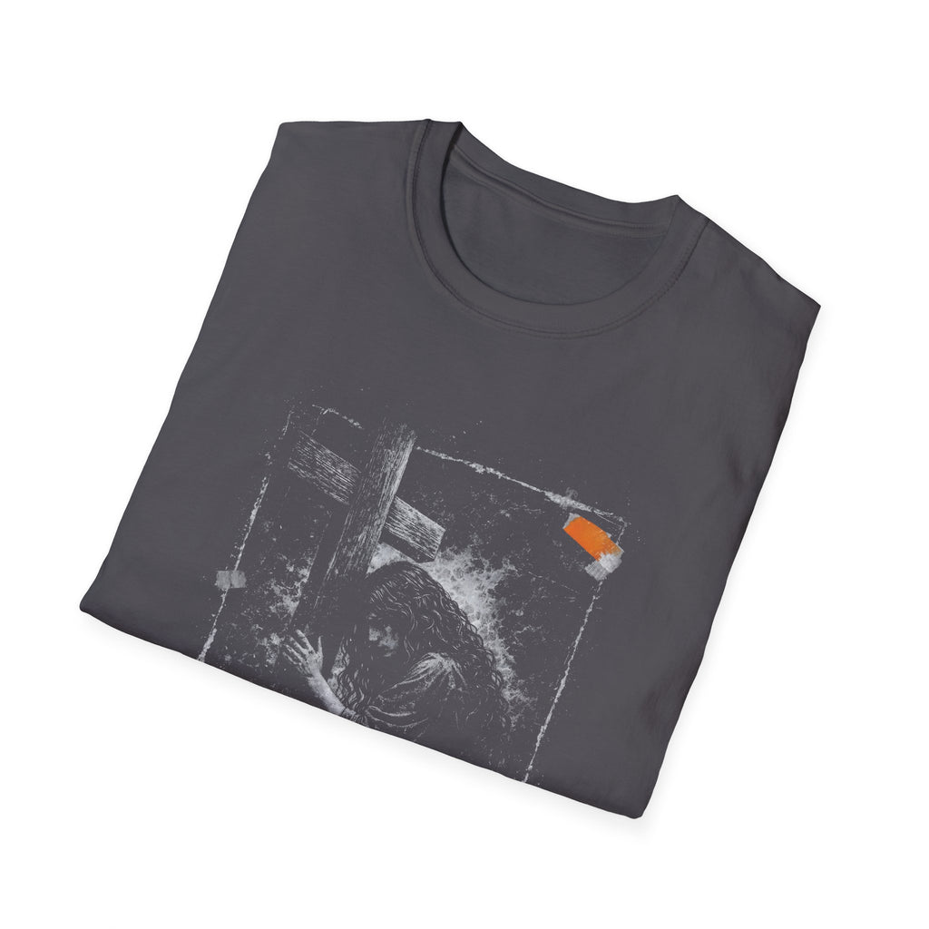 Maria magdalena at the cross christian faith biblical easter holy week passion and prayer T-Shirt