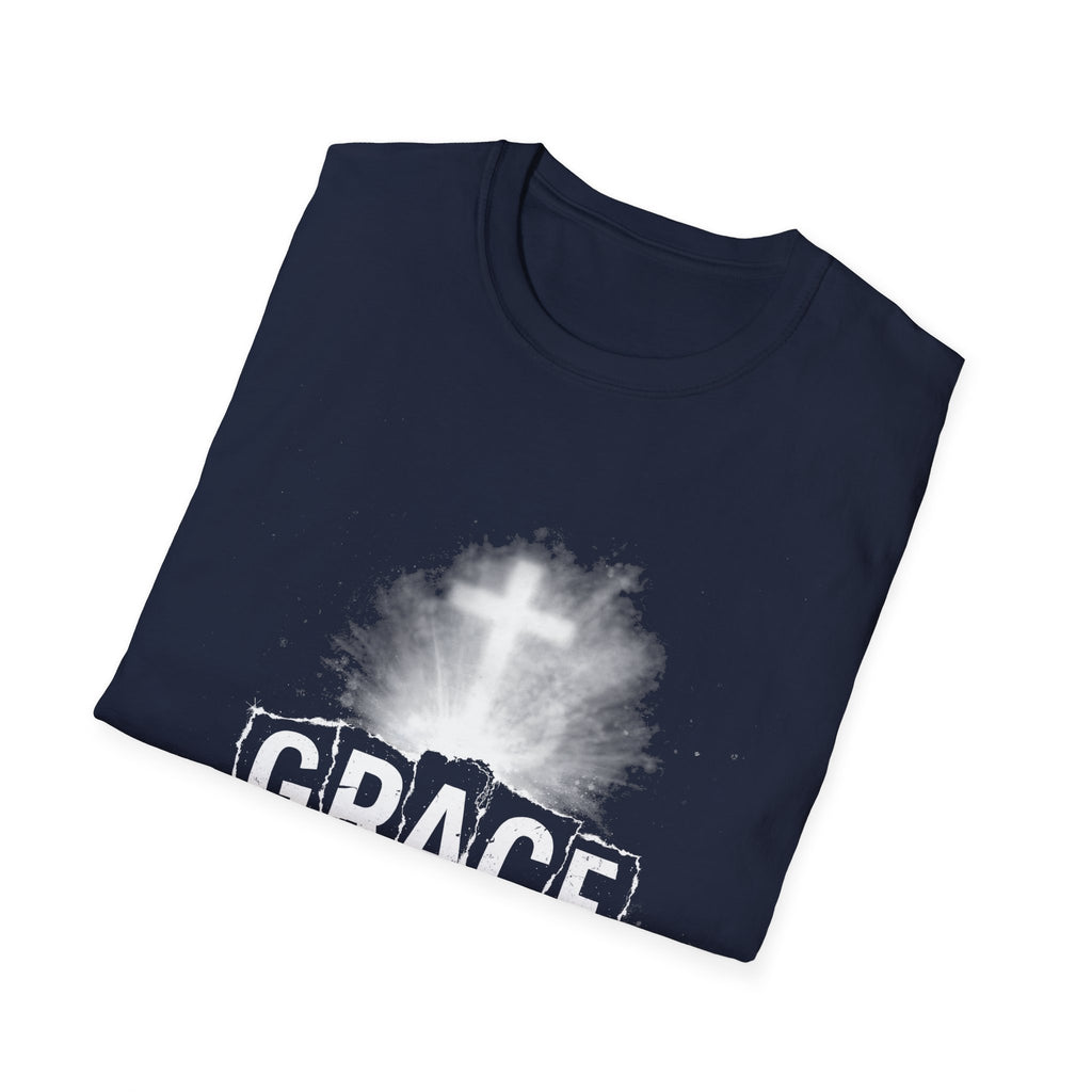 Grace by grace alone ephesians 2 8 cross christian faith T-Shirt
