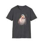 Virgin mary with baby jesus holy mother and child christian catholic faith christmas nativity scene T-Shirt