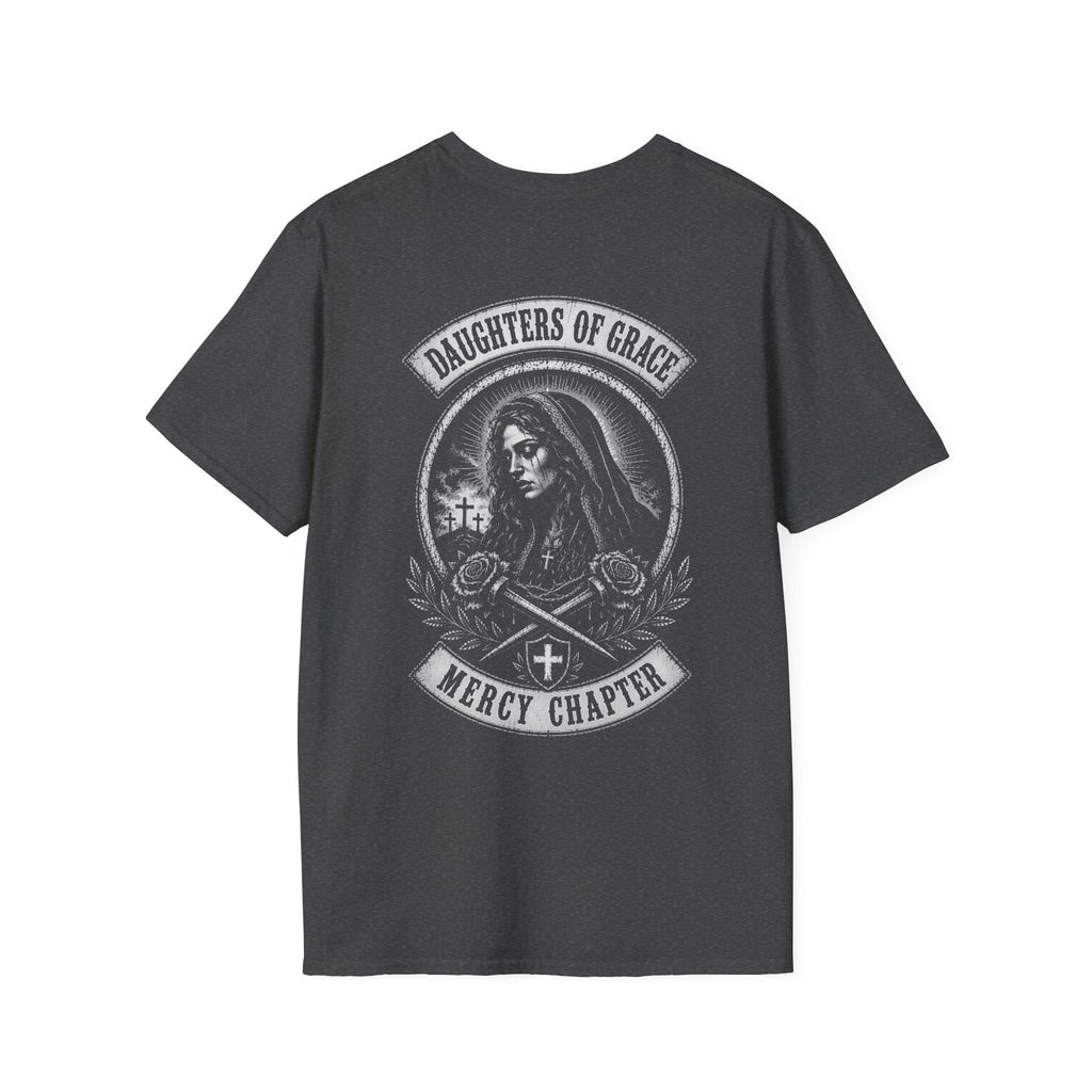 Daughters Of Grace Mercy Chapter Gothic Sacred Cross Roses Christian Biker Style