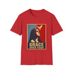 Grace Over Fear Christian Faith Inspirational Dove Woman Religious Hope T-Shirt