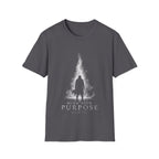 Burn With Purpose Romans 12 11 Christian Fire Scripture Verse Faith Motivation T-Shirt