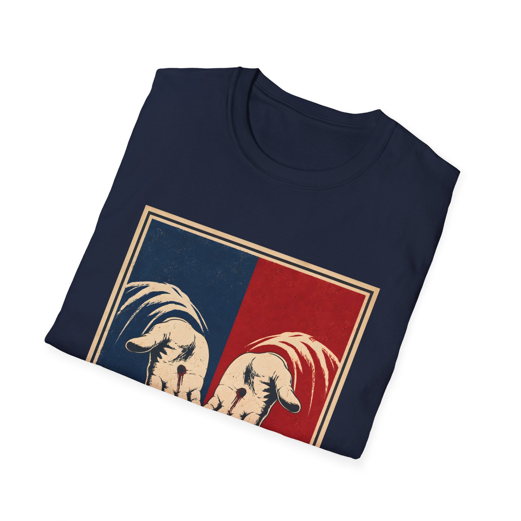 Forgiven Christian Nail Scarred Hands Jesus Easter Salvation Faith Reminder T-Shirt