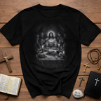 Jesus at the last supper christian eucharist communion scene for believers and faithful worshipers T-Shirt
