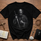The apostle paul with sword and bible spiritual armor scripture inspired image T-Shirt