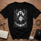 Jesus sacred heart radiant faith design for christian believers T-Shirt