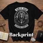 Sons Of Grace Kingdom Chapter Christian Warrior Saint Peter Keys Cross Emblem T-Shirt