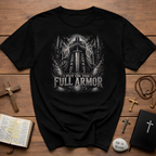 Put On The Full Armor The Word Of God Christian Knight Spiritual Warfare Armor Of God T-Shirt