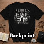 Refined By Fire 1 Peter 1 7 Christian Bible Verse Faith Through Trials Scripture Inspiration T-Shirt