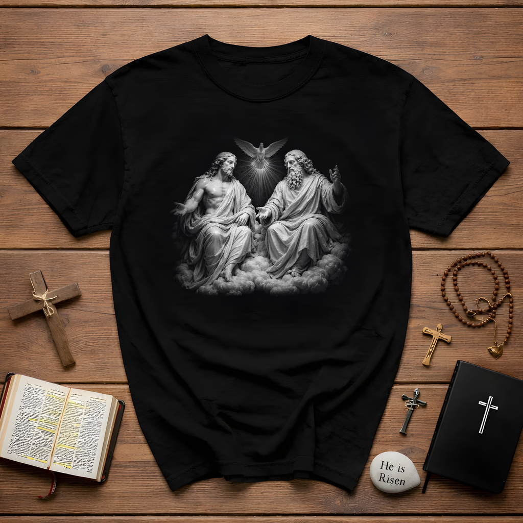 Holy Trinity Jesus God The Father And Holy Spirit Dove Christian Catholic Religious Faith