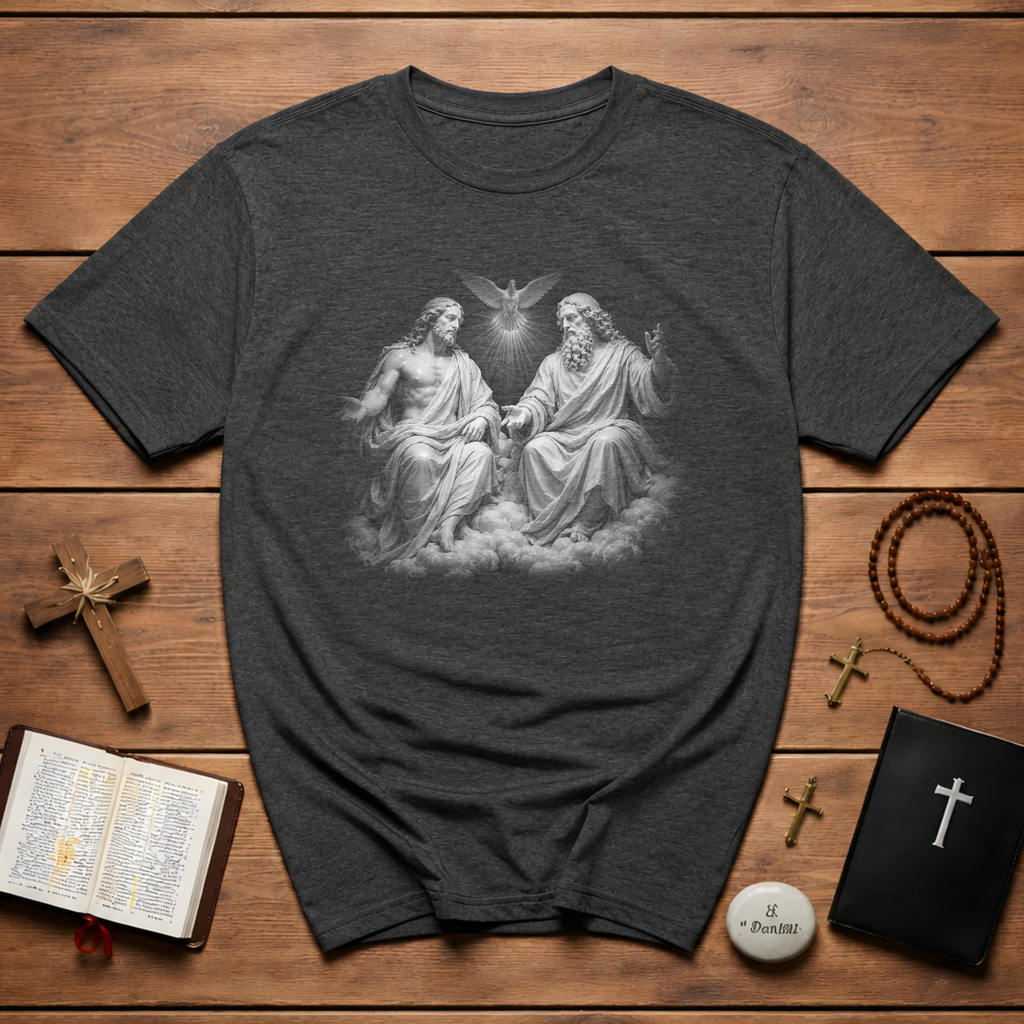 Holy Trinity Jesus God The Father And Holy Spirit Dove Christian Catholic Religious Faith