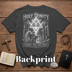 The Holy Trinity Father Son Holy Spirit Angelic Spiritual Warfare Christian Faith Artwork T-Shirt