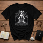 The Holy Trinity Father Son Holy Spirit Christian Faith Symbolism Gothic Sacred Power T-Shirt