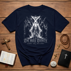 The Holy Trinity Father Son Holy Spirit Christian Faith Symbolism Gothic Sacred Power T-Shirt