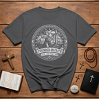 Founded On Faith 1776 250 Years 2026 Christian American Patriot Prayer Cross USA Flag