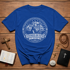 Founded On Faith 1776 250 Years 2026 Christian American Patriot Prayer Cross USA Flag