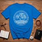 Founded On Faith 1776 250 Years 2026 Christian American Patriot Prayer Cross USA Flag