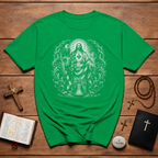 Jesus Sacred Heart American Flag Eagle And Liberty Bell Christian Patriotic USA Faith T-Shirt