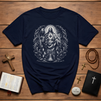 Jesus Sacred Heart American Flag Eagle And Liberty Bell Christian Patriotic USA Faith T-Shirt