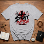 Spirit Ignition Romans 12 11 Fiery Christian Cross Worship Revival Faith T-Shirt