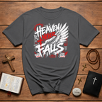 Heaven Never Falls Christian Faith Over Fear Redeemed By His Blood Made New T-Shirt