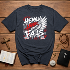 Heaven Never Falls Christian Faith Over Fear Redeemed By His Blood Made New T-Shirt