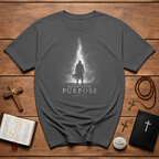 Burn With Purpose Romans 12 11 Christian Fire Scripture Verse Faith Motivation T-Shirt