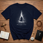 Burn With Purpose Romans 12 11 Christian Fire Scripture Verse Faith Motivation T-Shirt