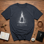 Burn With Purpose Romans 12 11 Christian Fire Scripture Verse Faith Motivation T-Shirt