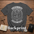 Daughters Of Grace Warfare Chapter Christian Warrior Angel Sword Lion Serpent Spiritual Battle Faith T-Shirt