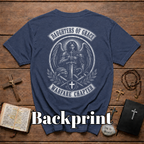 Daughters Of Grace Warfare Chapter Christian Warrior Angel Sword Lion Serpent Spiritual Battle Faith T-Shirt