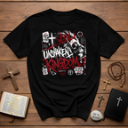 Unshaken Kingdom Jesus Is King Lion Romans 8 31 Faith Over Fear Christian Scripture T-Shirt