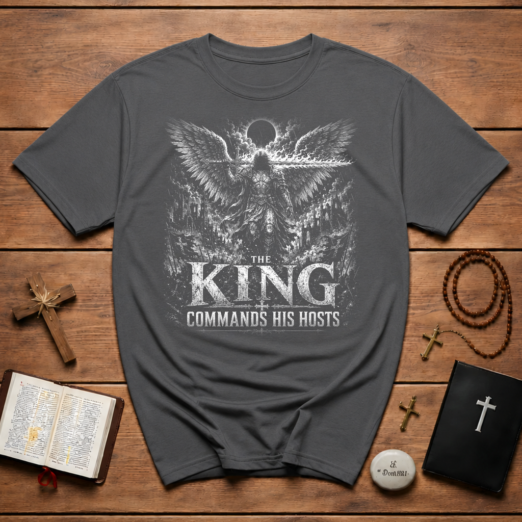 The King Commands His Hosts Angel Warrior T-Shirt