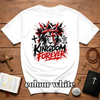 Kingdom Forever Thy Kingdom Come Lion Of Judah Christian Cross Crown T-Shirt