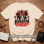 Kingdom Forever Thy Kingdom Come Lion Of Judah Christian Cross Crown T-Shirt