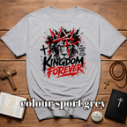 Kingdom Forever Thy Kingdom Come Lion Of Judah Christian Cross Crown T-Shirt