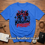 Kingdom Forever Thy Kingdom Come Lion Of Judah Christian Cross Crown T-Shirt