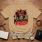 Kingdom Forever Thy Kingdom Come Lion Of Judah Christian Cross Crown T-Shirt