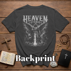 Heaven Stands Angelic Warrior Sword Sacred Battle Dark Christian Angel Of Light Spiritual Warfare Gothic Heaven Stands T-Shirt