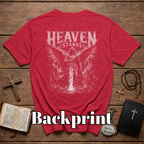 Heaven Stands Angelic Warrior Sword Sacred Battle Dark Christian Angel Of Light Spiritual Warfare Gothic Heaven Stands T-Shirt