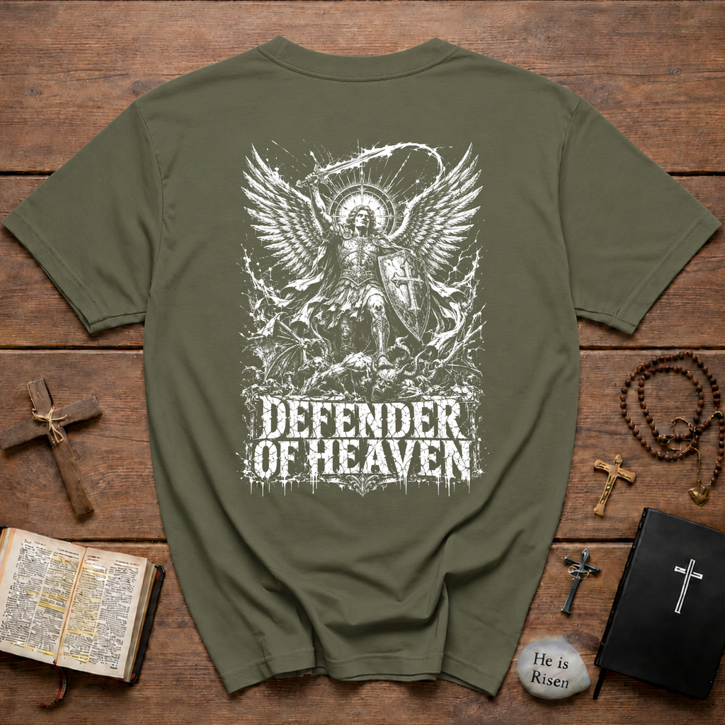 Defender Of Heaven Archangel Warrior T-Shirt