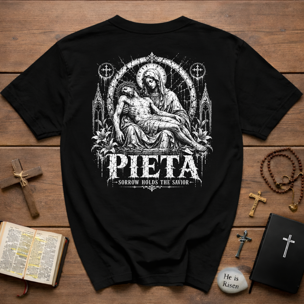 Pieta Sorrow Holds The Savior Religious Catholic Devotion
