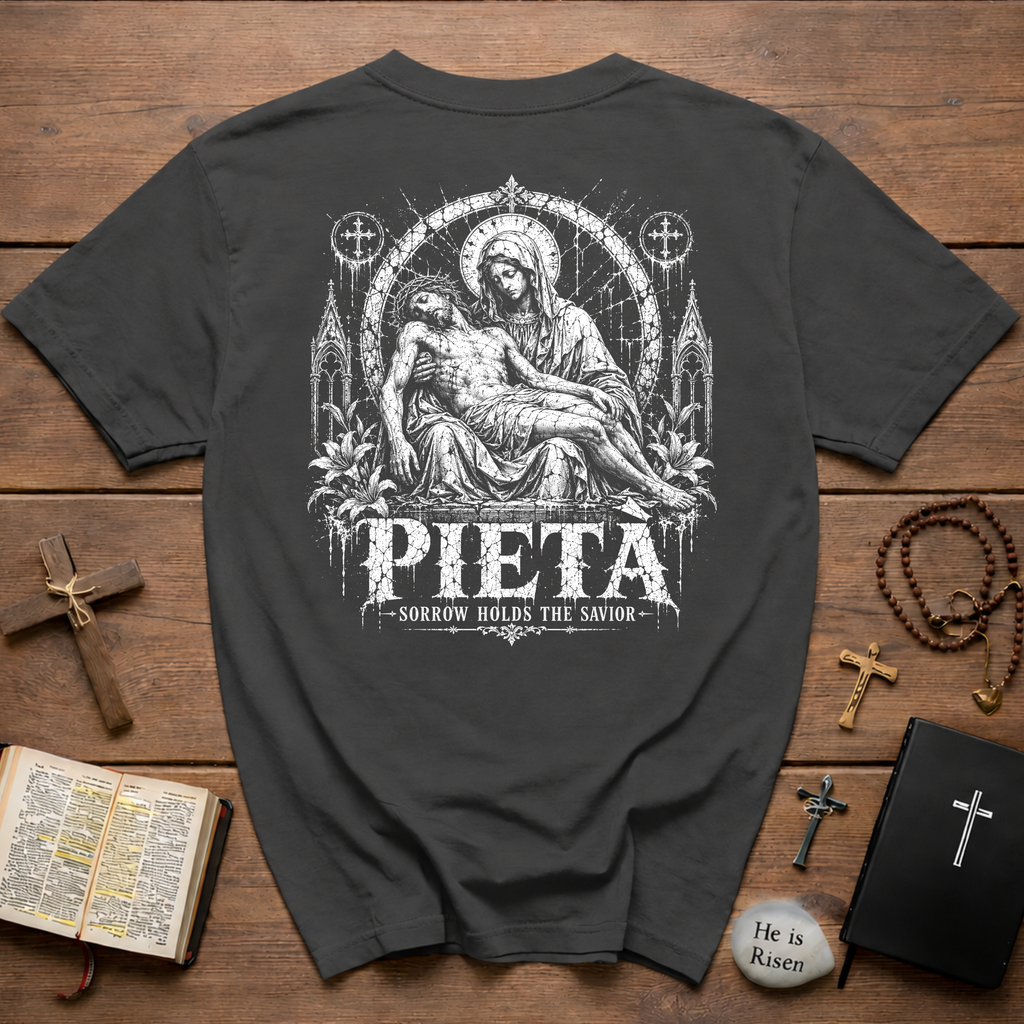 Pieta Sorrow Holds The Savior Religious Catholic Devotion