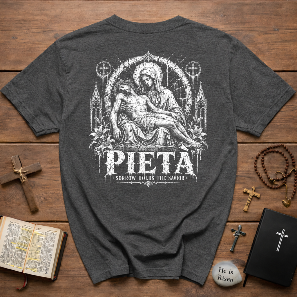 Pieta Sorrow Holds The Savior Religious Catholic Devotion