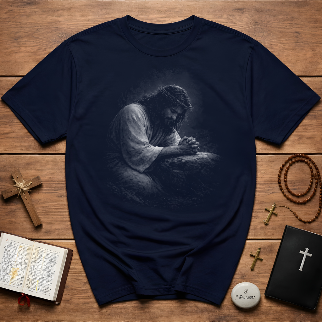 Jesus Praying In Gethsemane T-Shirt